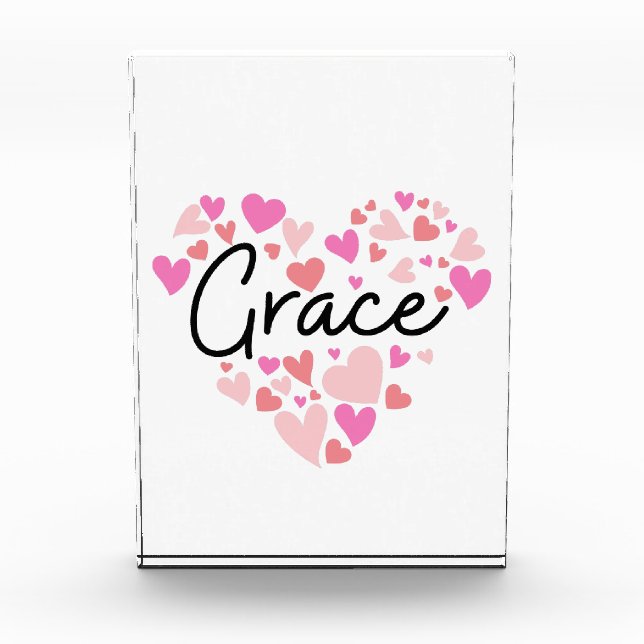 I Liebe Grace Fotoblock (Vorderseite)