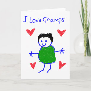 I Liebe Gramps Feiertagskarte