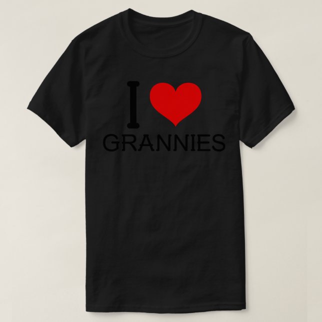 I Liebe Grannies T-Shirt (Design vorne)