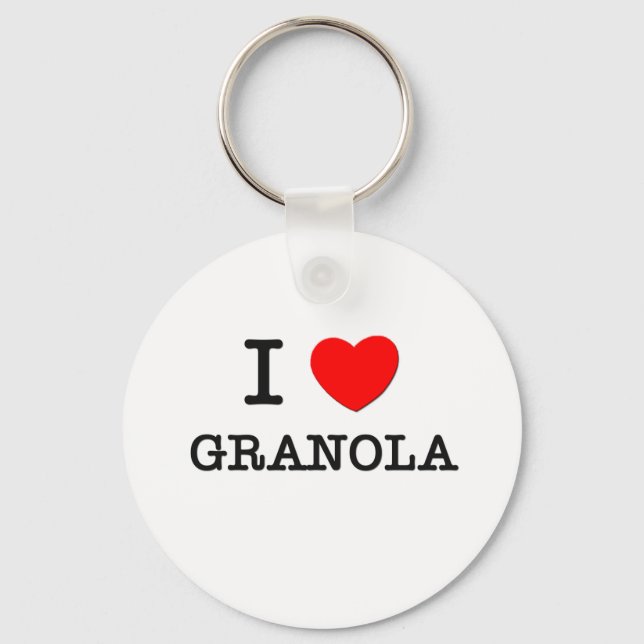 I Liebe Granola Schlüsselanhänger (Vorderseite)