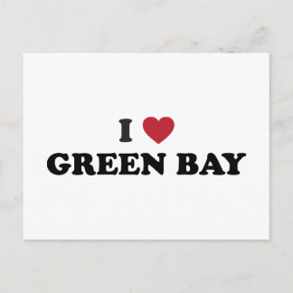 I Liebe Green Bay Wisconsin Postkarte