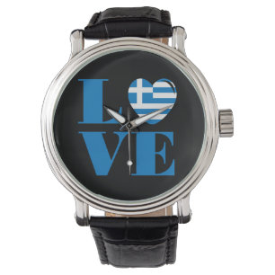 I Liebe Griechenland Armbanduhr