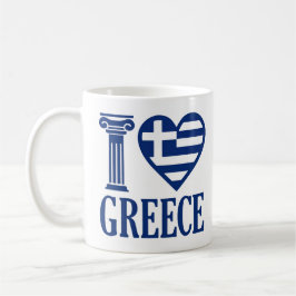 I Liebe Griechenland Kaffeetasse