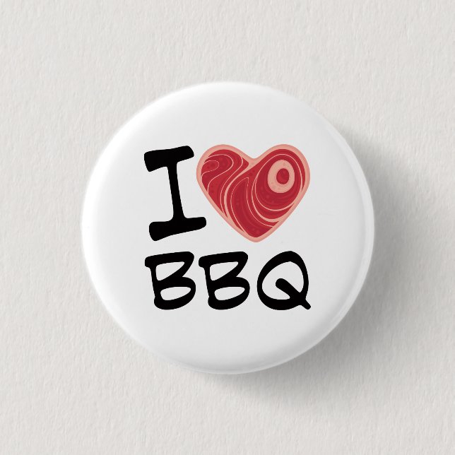 I LIEBE GRILLEN BUTTON (Vorderseite)
