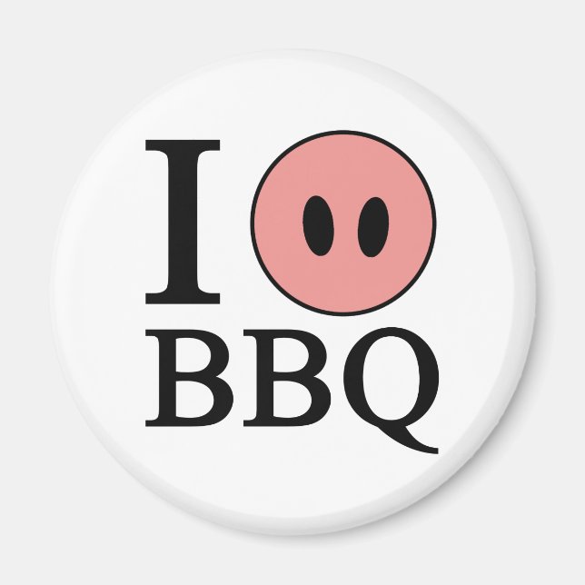 I LIEBE GRILLEN MAGNET (Vorne)