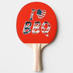 I LIEBE GRILLEN TISCHTENNIS SCHLÄGER
