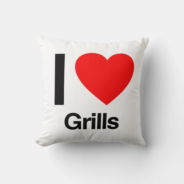 i Liebe Grills Kissen (Vorderseite)