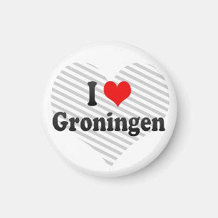 I Liebe Groningen, Niederlande Magnet