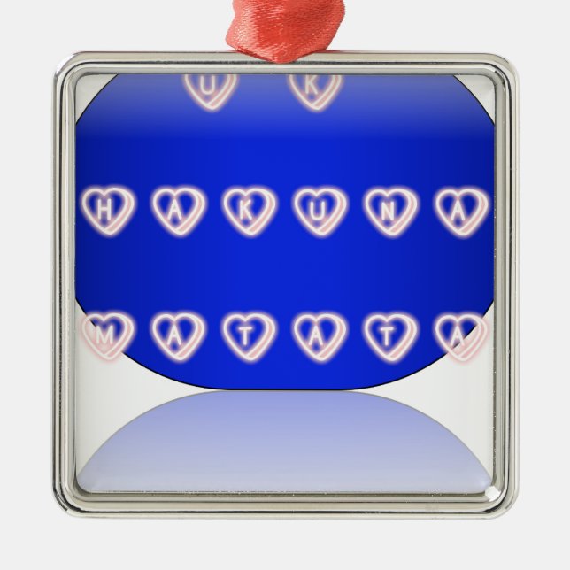 I Liebe Großbritannien Silbernes Ornament (Vorne)