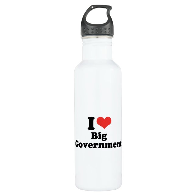I LIEBE-GROSSE REGIERUNG - .PNG TRINKFLASCHE (Vorderseite)