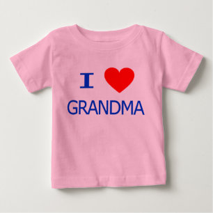 I Liebe-Großmutter Baby T-shirt