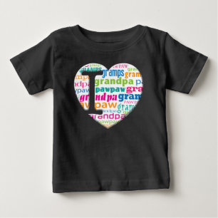 I Liebe-Großvater, Gramps, Papaya - Baby T-shirt