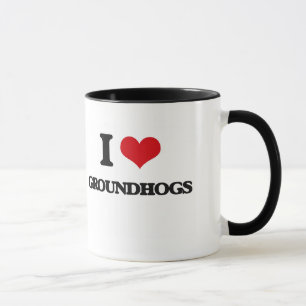I Liebe Groundhogs Tasse