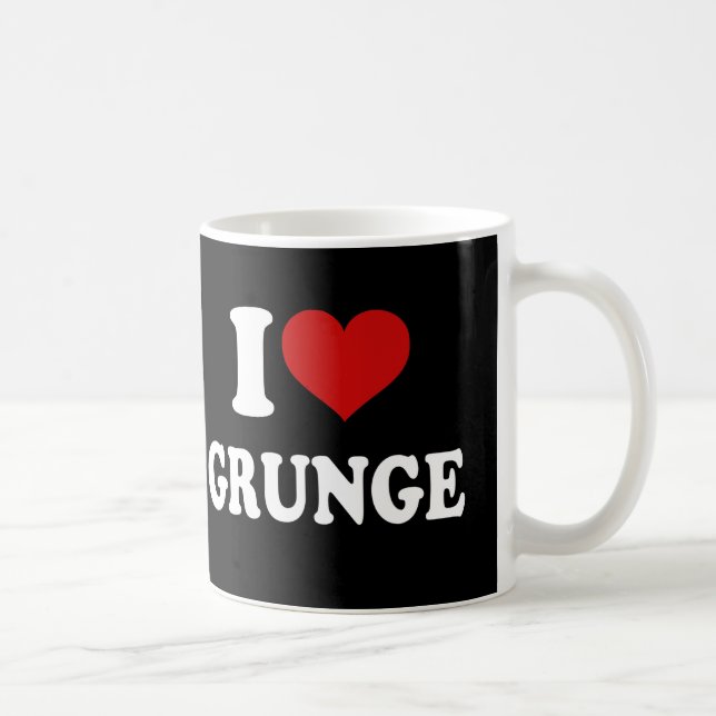 I Liebe Grunge Kaffeetasse (Rechts)
