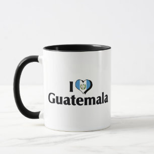 I Liebe Guatemala-Flagge Tasse