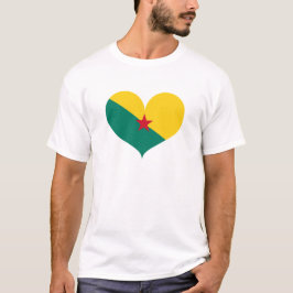 I Liebe Guiana Flag T-Shirt