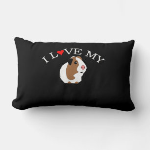 I LIEBE GUINEA   Guinea Schweineliebhaber Lendenkissen