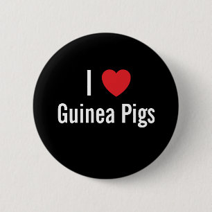 I Liebe Guinea Schweine Button