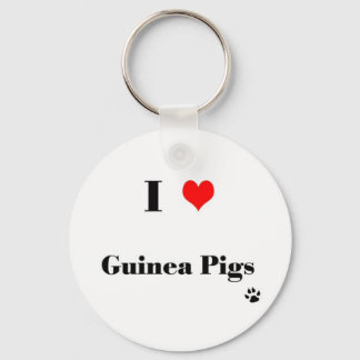 I Liebe Guinea Schweine Schlüsselanhänger