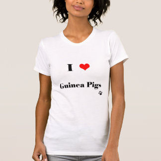 I Liebe Guinea Schweine T Shirt für Frauen