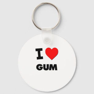 I Liebe-Gummi Schlüsselanhänger