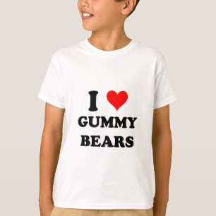 I Liebe-gummiartige Bären T-Shirt