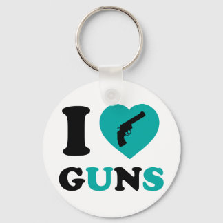I Liebe Guns Schlüsselanhänger