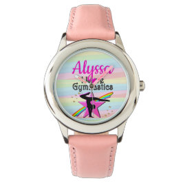 I LIEBE GYMNASTICS SUPER STAR DESIGN ARMBANDUHR