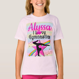 I LIEBE GYMNASTICS SUPER STAR DESIGN T-Shirt