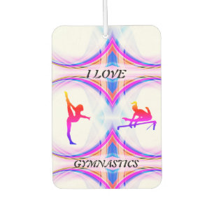 "I Liebe Gymnastik" Air Freshener Autolufterfrischer