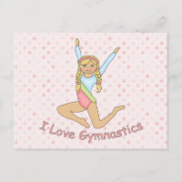 I Liebe Gymnastik Blonde