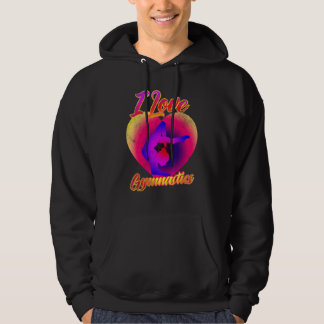 I Liebe Gymnastik Gymnast Tumbling Team Gymnastik Hoodie