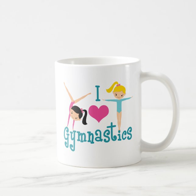 I Liebe Gymnastik Kaffeetasse (Rechts)