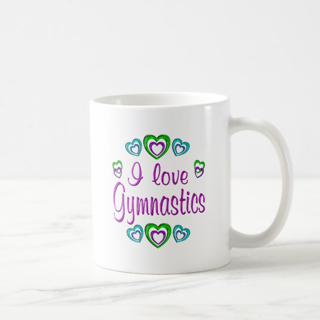 I Liebe-Gymnastik Kaffeetasse (Rechts)