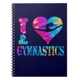 I Liebe-Gymnastik-Krawatten-Notizbuch Notizblock