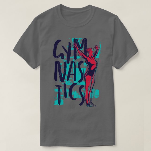 I Liebe Gymnastik Lover T-Shirt (Design vorne)