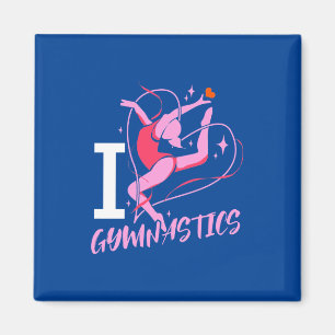 I Liebe Gymnastik Magnet
