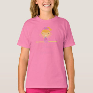 I Liebe Gymnastik trennte niedlichen T - Shirt Mäd
