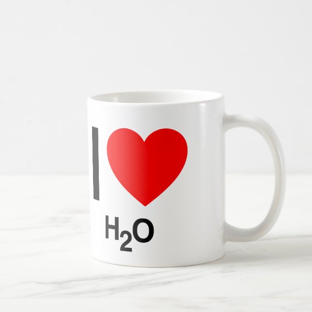 i Liebe h2o Kaffeetasse (Rechts)