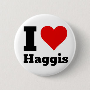 I Liebe Haggis Button