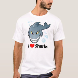 I Liebe-Haifische T-Shirt