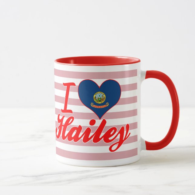 I Liebe Hailey, Idaho Tasse (Rechts)