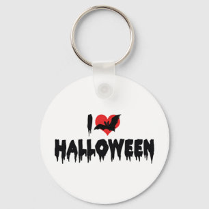 I Liebe Halloween Schlüsselanhänger