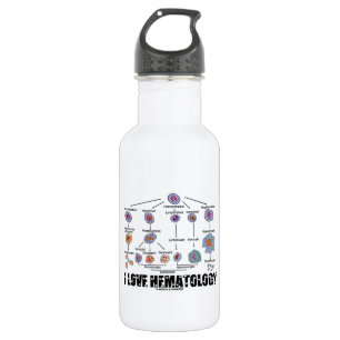I Liebe-Hämatologie (Blutzelle-Abstammung) Trinkflasche