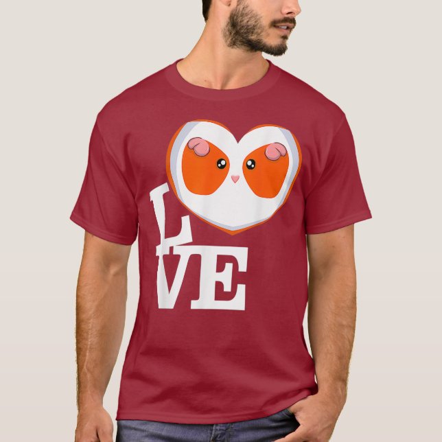 I Liebe Hamster T-Shirt (Vorderseite)