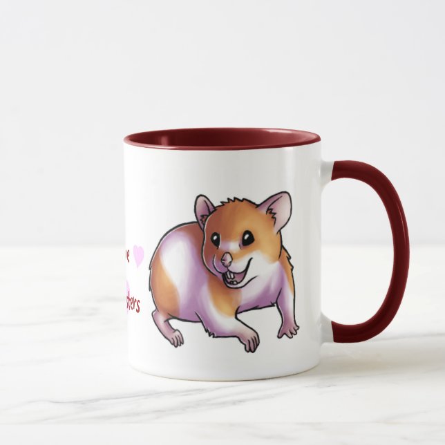 I Liebe-Hamster Tasse (Rechts)