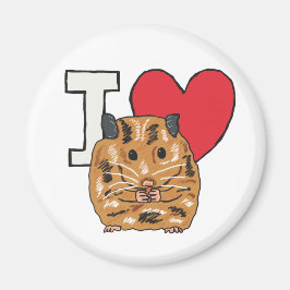 I Liebe Hamsters Magnet
