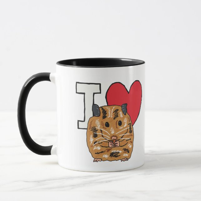 I Liebe Hamsters Tasse (Links)