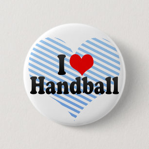 I Liebe-Handball Button