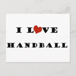 I Liebe Handball.png Postkarte